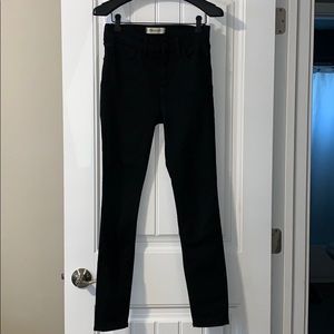 Madewell roadtripper black jeans